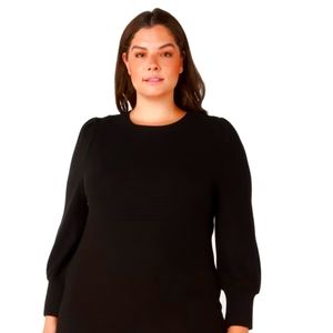 Plus size black dress